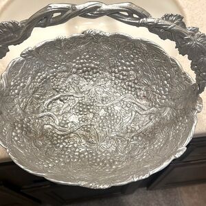 Ornate Silver Decorative Bowl